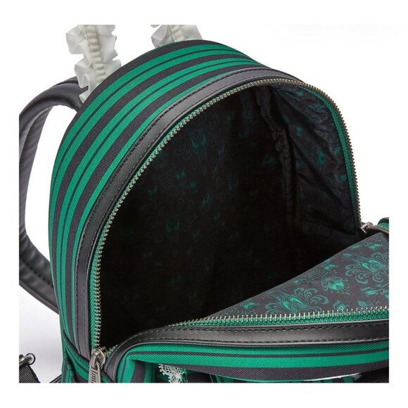 NWT Loungefly Disney Haunted Mansion Ghost Host Backpack Ears Set Halloween main image 4